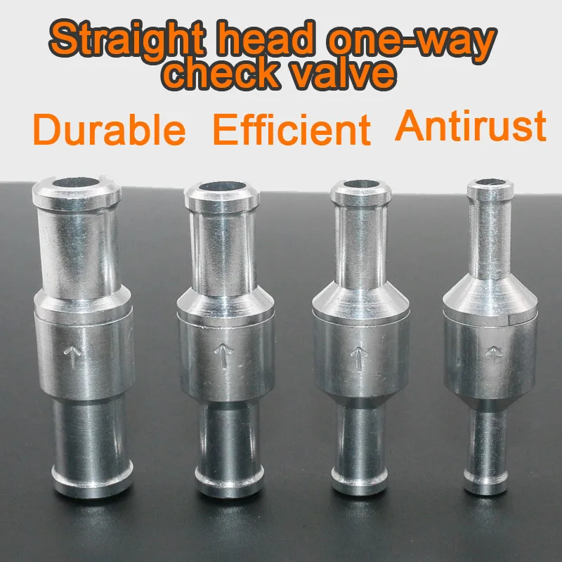 Motorcycles/Cars/Ships 4/6/8/10/12/14/16mm Valves Aluminium Alloy Fuel Non Return Check Valve One Way Wholesale Price