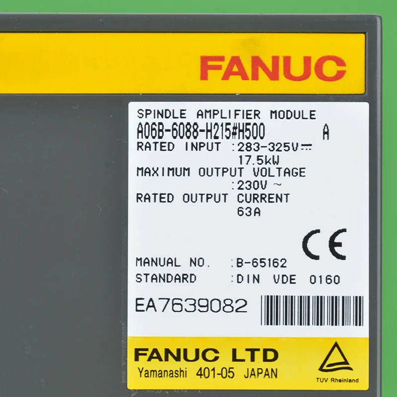 ملحقات Fanuc FANUC قطع غيار محرك مكبر للصوت A06B-6088-H215 # H500