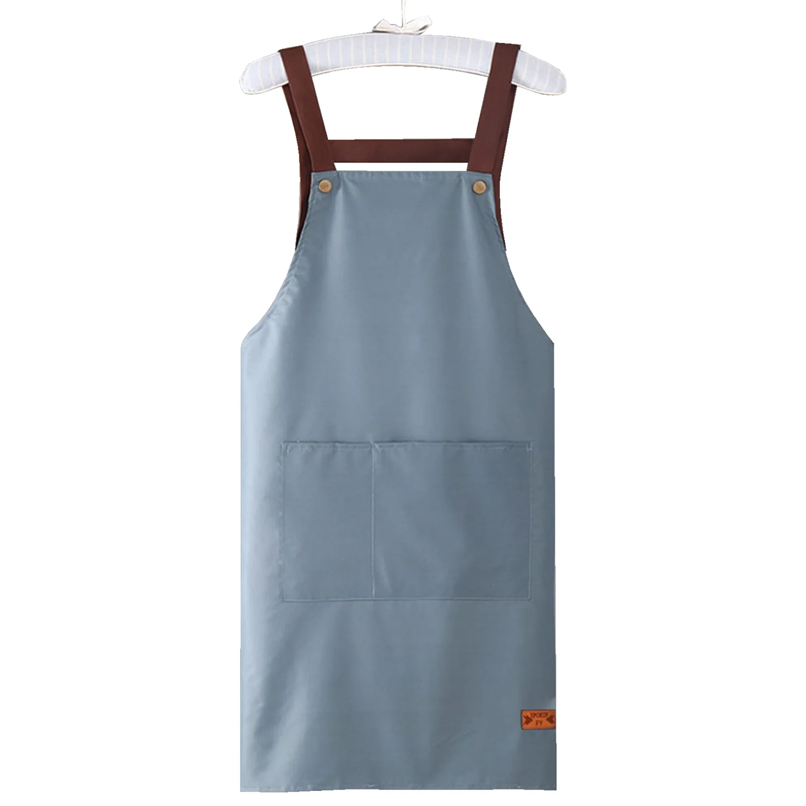 Aprons For Women With Pockets Baking Kitchen Apron For Chef Dust-proof Grill Aprons For Men And Women With Adjustable Strap For