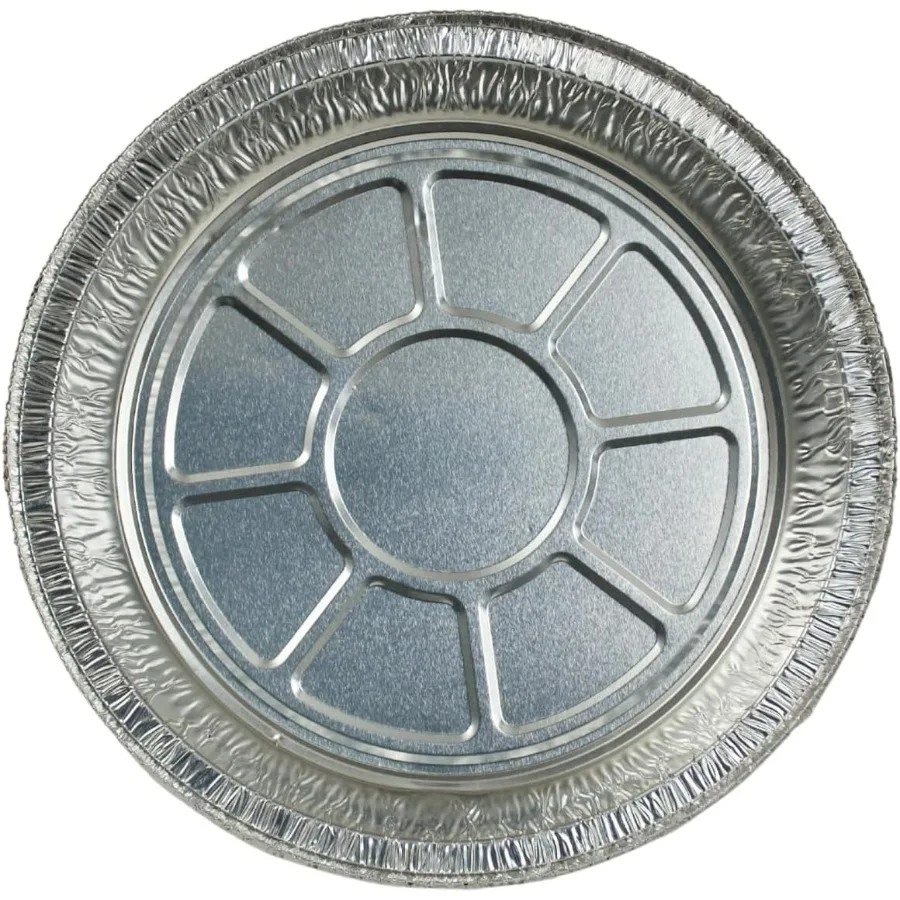 

Disposable Round Aluminum Foil TakeOut Pans Lightweight Tin Containers Ideal for Baking Cooking Catering Events Birthday Partie