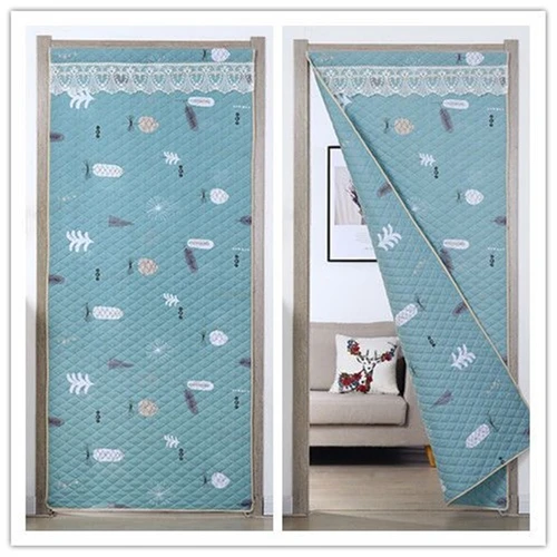 EVA 투명 소프트 플라스틱 에어컨 문짝 커튼, 마그네틱 클로저, 방풍 및 따뜻한 문짝 커튼, 1 개 