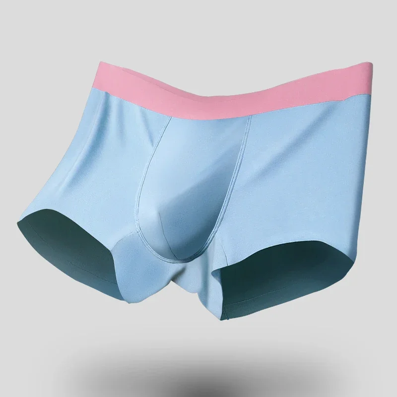 

5pc Men's antibacterial underwear summer thin comfortable breathable men's boxers boys sports boxers