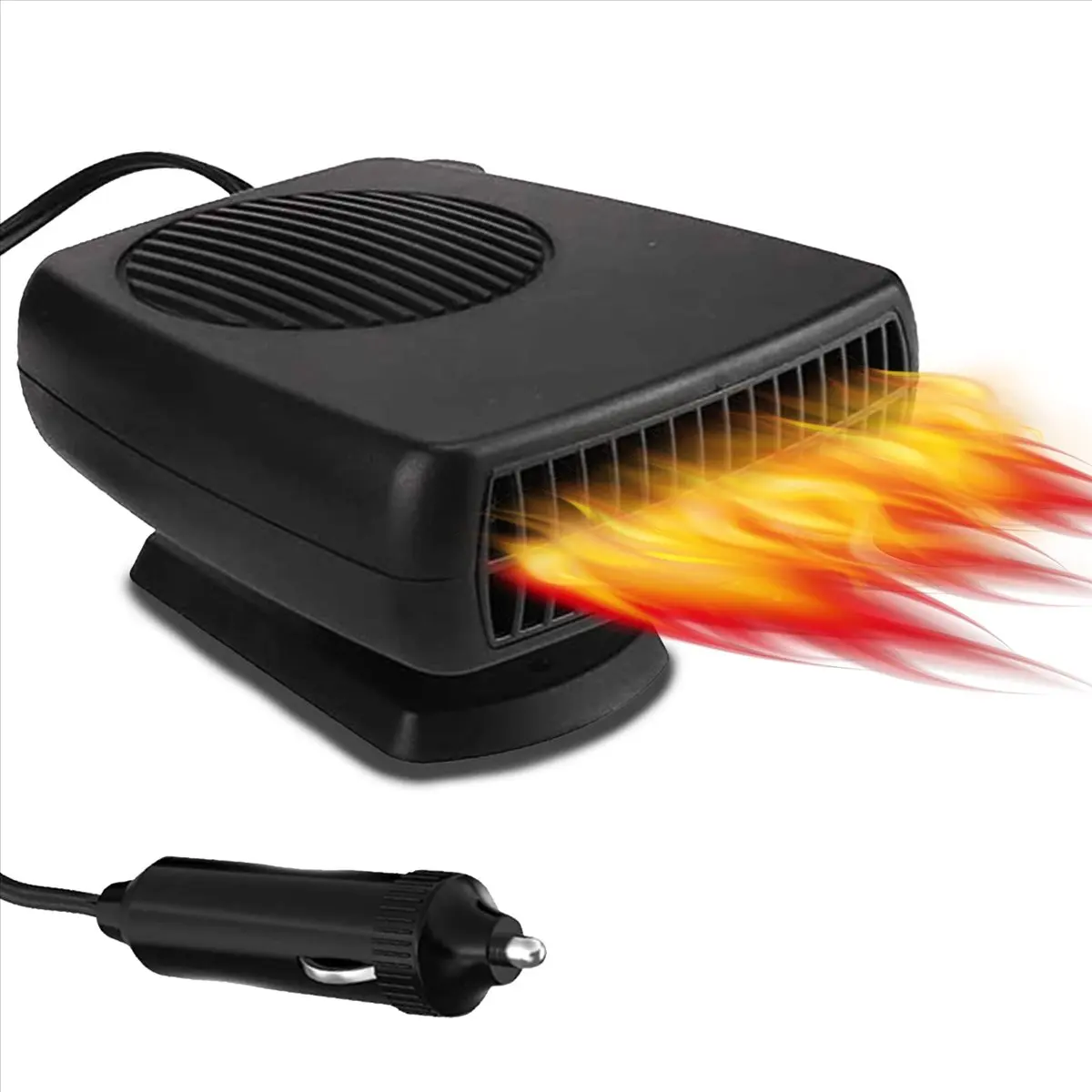 AAAE Car Heater Fast Heating & Cooling Fan Electric Car Heater Defroster Demister Windshield Defroster(12V,For Car)