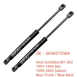BOXI 2pcs Gas Springs Boot Liftgate Tailgate Trunk Struts 6K5827550A Fit For Seat Cordoba 6K1 6K2 1997-1999 6K2 1999-2002 Saloon