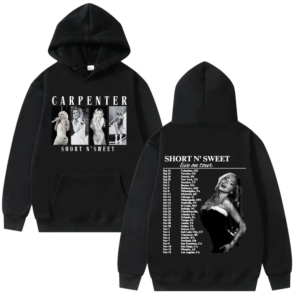 

Sabrina Carpenter Short n' Sweet Tour Hoodie Men's Women Clothing Sweatshirt Oversized Hoodies Male Fashion Casual Streetwear