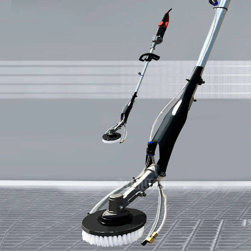 High-power floor washing machine Commercial floor degreaser machine 10-speed floor scrubber 8-meter wire