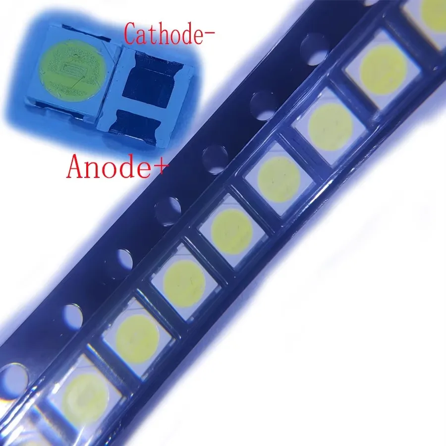500 sztuk / partia SMD LED 2835 3V 1.50W 400mA Cool-White One-Emitting-Chip do podświetlenia LCD telewizora Lextar