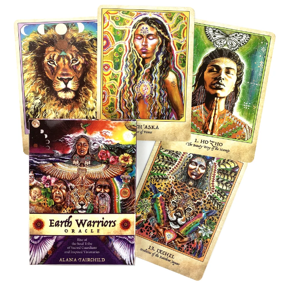 Earth Warriors Oracle Deck Tarot Visionaries Cards Game Board