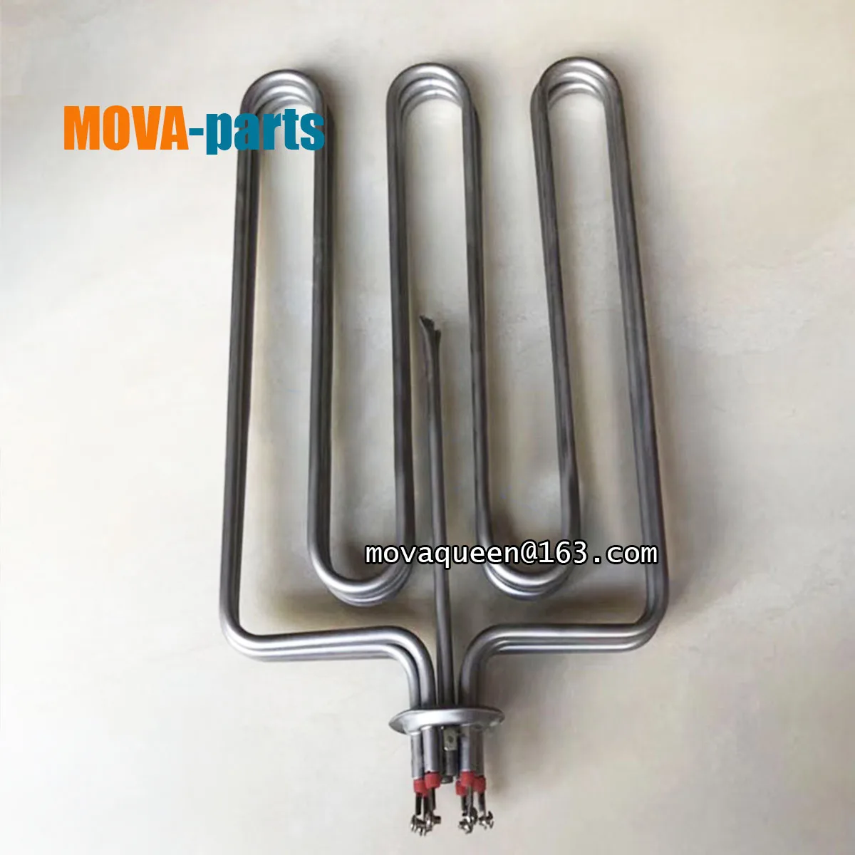 Commercial Pasta Furnace Stove Accessories 63mm Disc 380V 6KW 9KW 12KW Stainless Steel Tube Heating Tube Heating Rod