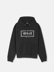 VER SA CE Fashion Trendy Brand Printing Casual Sports Hoodie Pure Cotton Loose and Comfortable Unisex Official Website