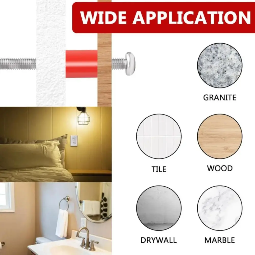 Easy Installation Outlet Extender Kit Reusable Complete Repair Kit Outlet Screw Spacers Kit Assorted Kit Multi-Size Set