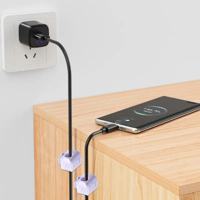 Cable Clips Portable Adhesive Cable Organizer Multifunctional Mini Compact Wire Clips For Cables Ties Organizer Accessories