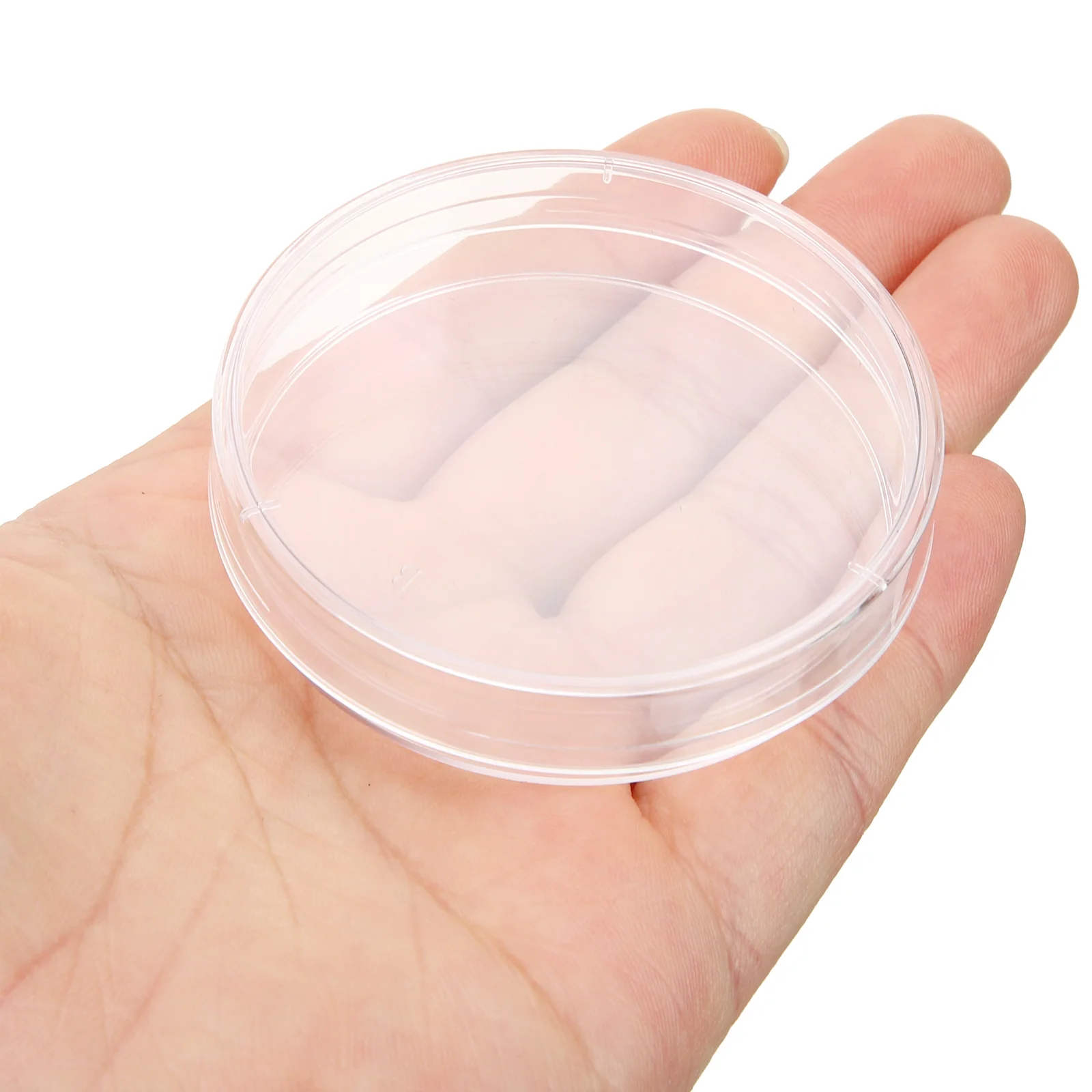 

30Pcs Science Petri Dishes Clear Plastic Corrosion Resistant Culture Plates for Laboratory Experiments Teaching Supplies