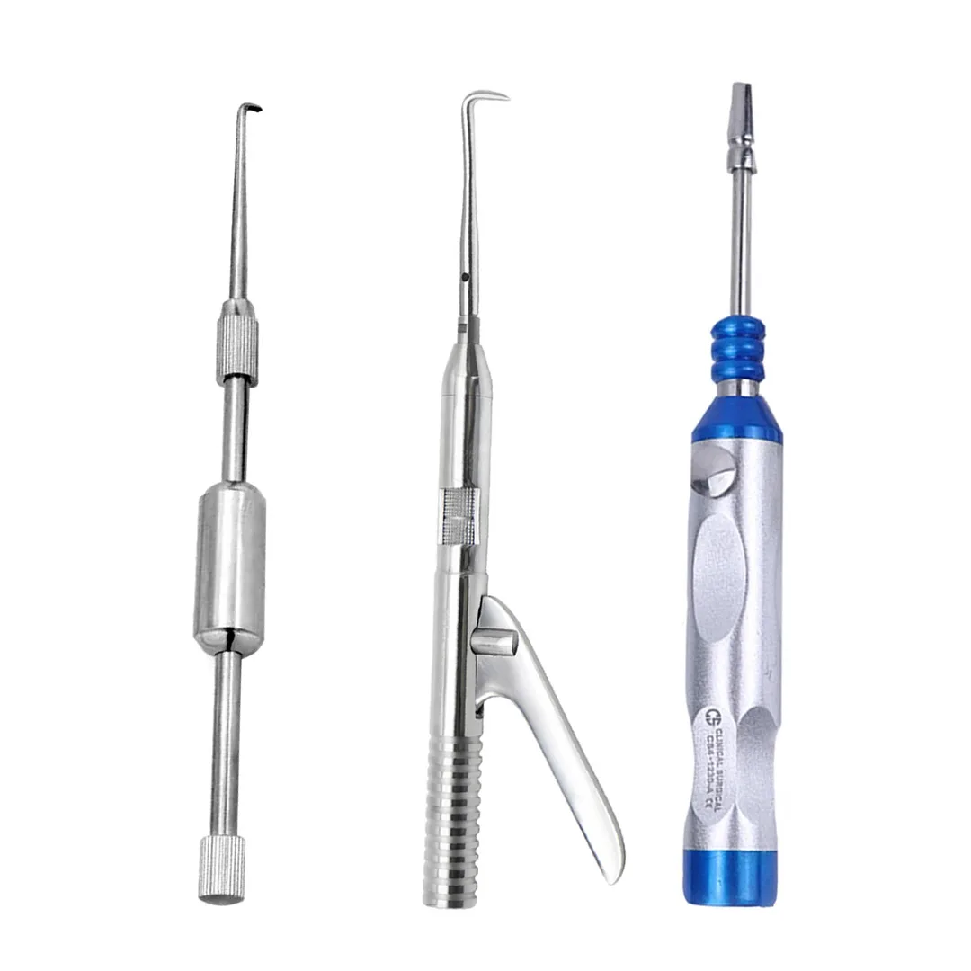 Dental Automatic Teeth Crown Remover 4 Shifts Adjustable Stainless Steel Restoration Instrument Dentist Lab Tool