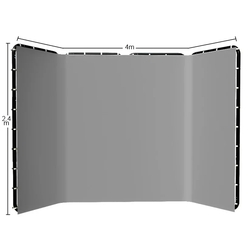 SH 240x400cm Achtergrondstandaard Frame Met 2.35x3.6M Fotografie 4 Kleuren Scherm Achtergronden Fotografie Achtergrond
