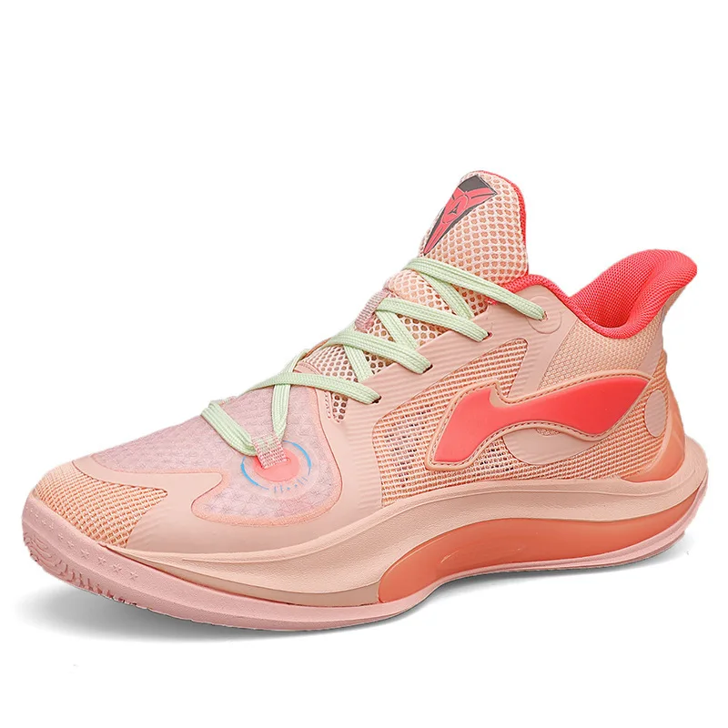 

Lynjacye Women Pink Color Basketball Shoes Boys Trainers Platform Designer Sneakers Woman Non-Slip zapatillas