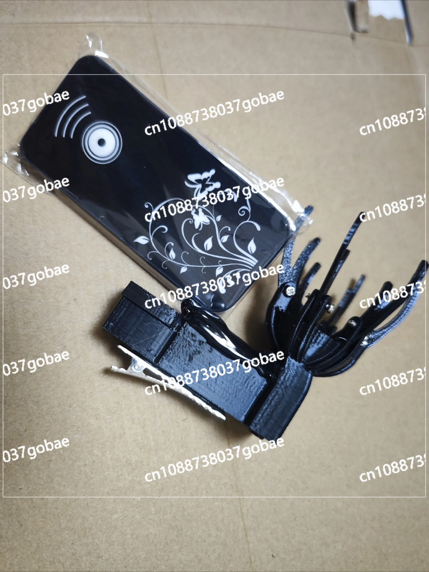 Remote control flower petal automatic electric opener with hairpin to send 6 batteries