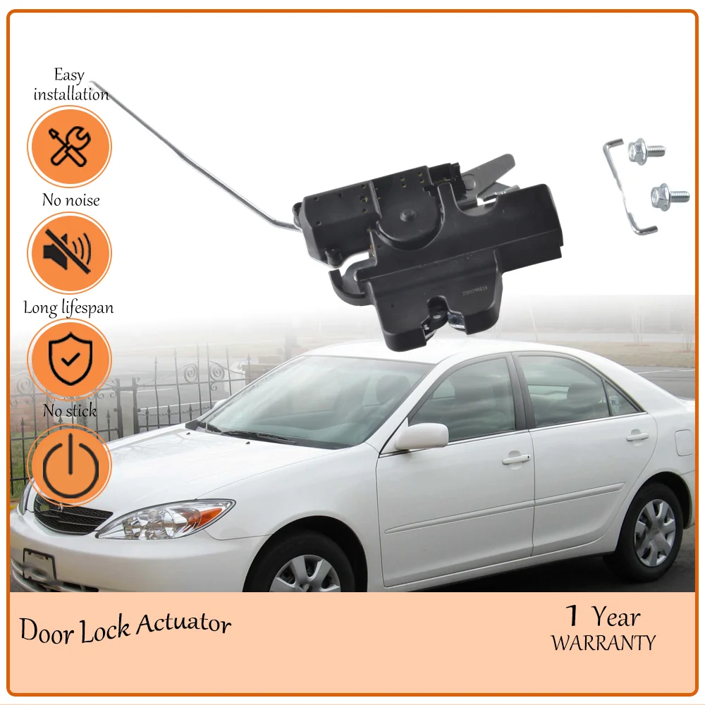 

Rear Trunk Lock Actuator 361 High-Configuration with Pull Rod, crafted fit Toyota Camry 2002-2006,oem 64600-AA020,64600AA020