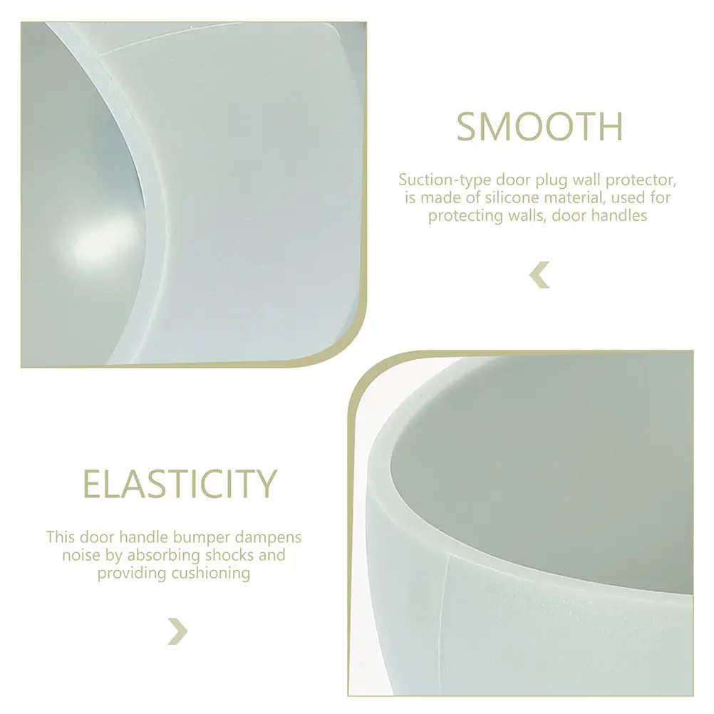 

4Pcs Premium Silicone Anti-Collision Door Knob Cover for Round Handles Safety Protector Home Kitchen Bathroom Protection