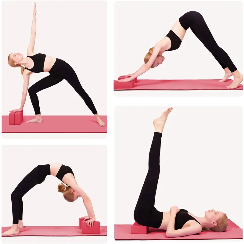 1 Stück Yoga-Block, Schaumstoff-Block für das Fitnessstudio, Pilates-Trainingsgerät, Trainingsmatte, Sport-Yoga-Zubehör, Trainingsgerät für zu Hause. – Detail 10