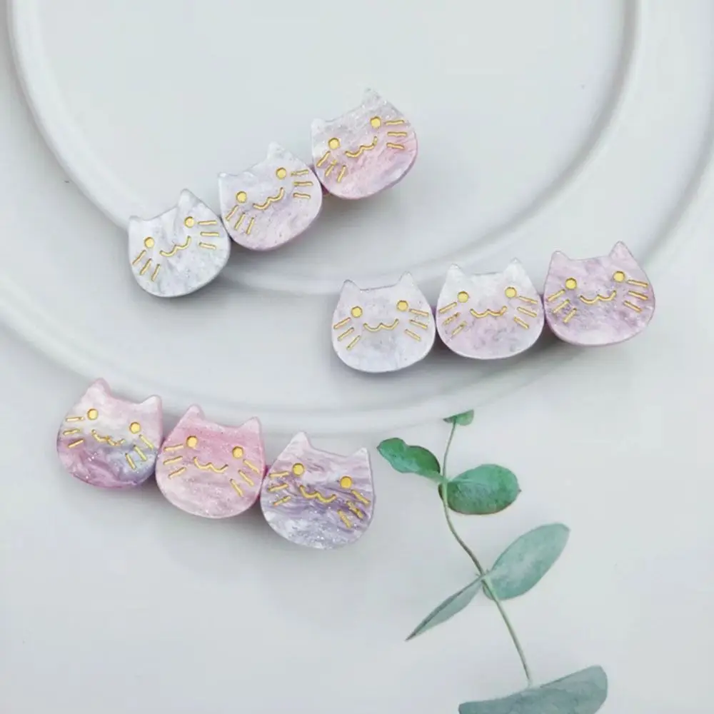 Clip Bangs Clip Gifts For Women For Children Hair Accessories Three Cat Hair Clip Korean Style Hairpin Female Barrettes