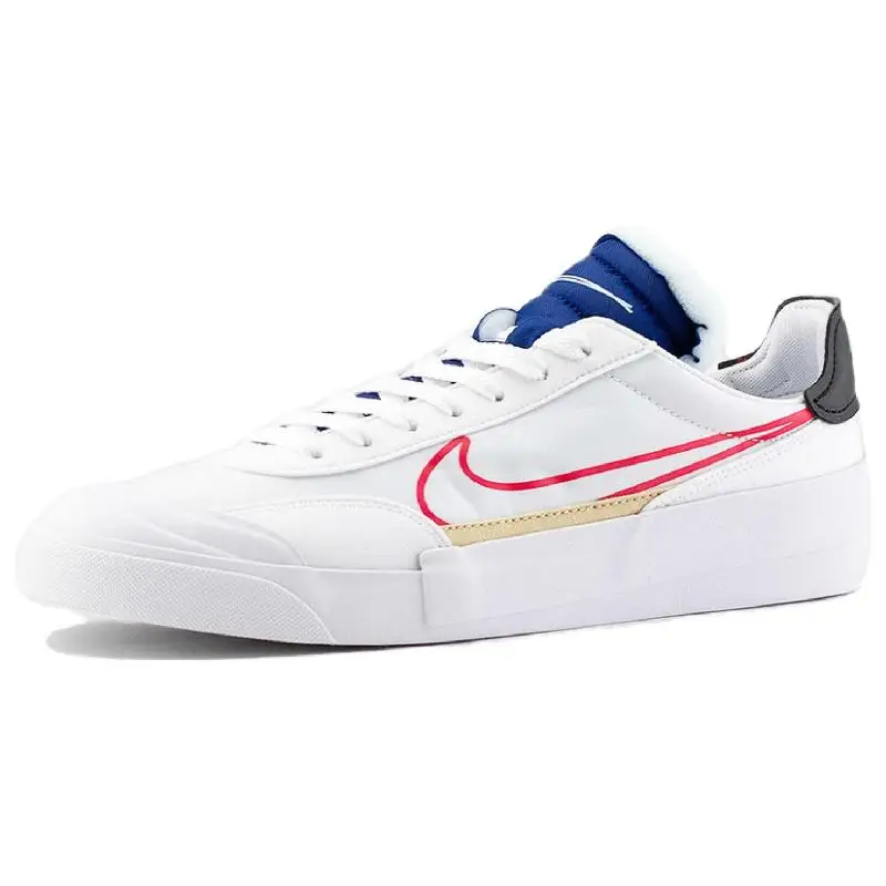 Buty Nike Nike Drop-Type White Deep Royal Blue Sneakers CQ0989-100