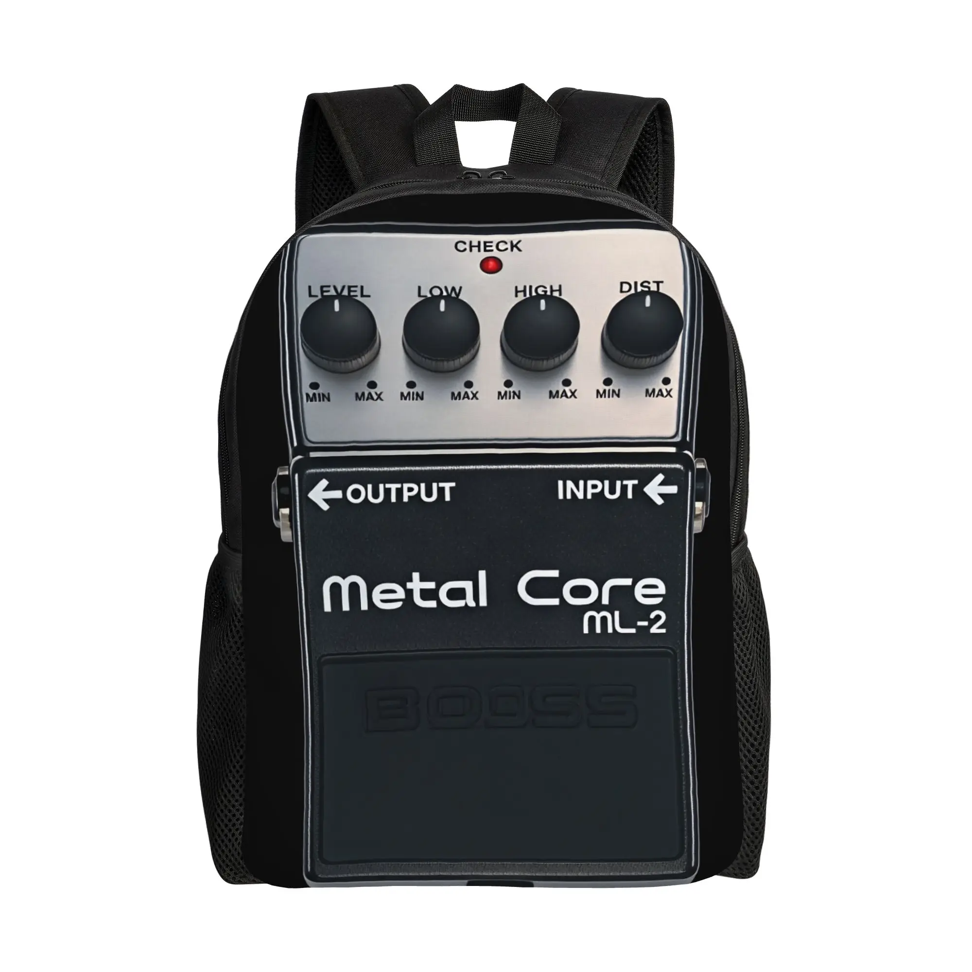 Boss Overdrive Bluesbreaker Guitar Pedal Backpack  Cute Backpacks Women Men Workout Lightweight High School Bags Design Rucksack