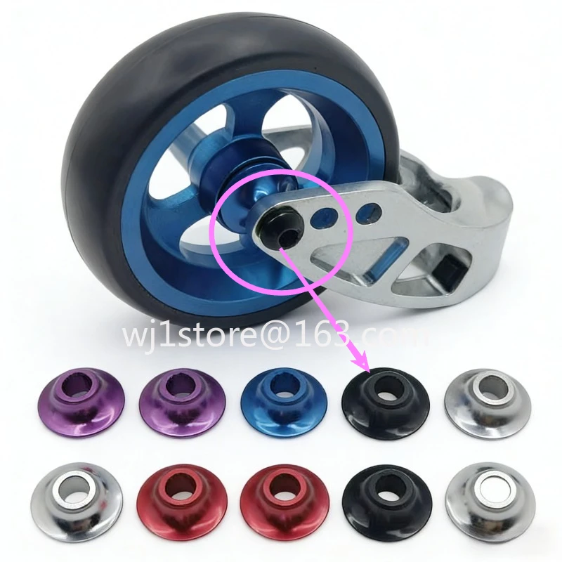 Multiple Colors Wheelchair Accessories Performance Caster Spacers Prevent Hair And Dust From Being Trapped By The Casters