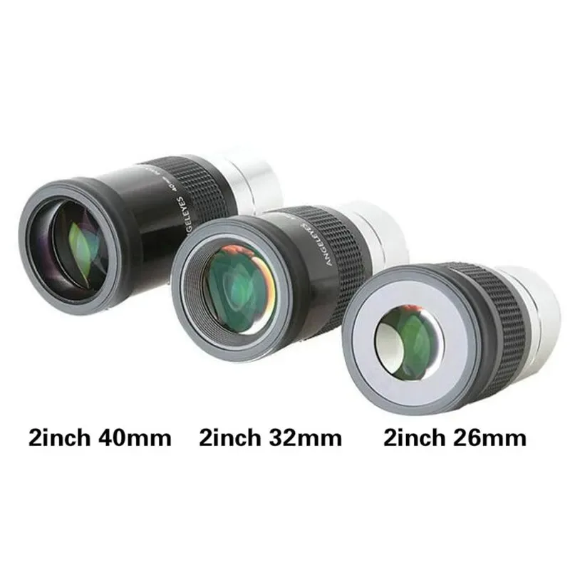 Angeleyes 2 polegadas 26mm 32mm 40mm ocular metal hd totalmente multi-revestido para acessório de telescópio astronômico profissional