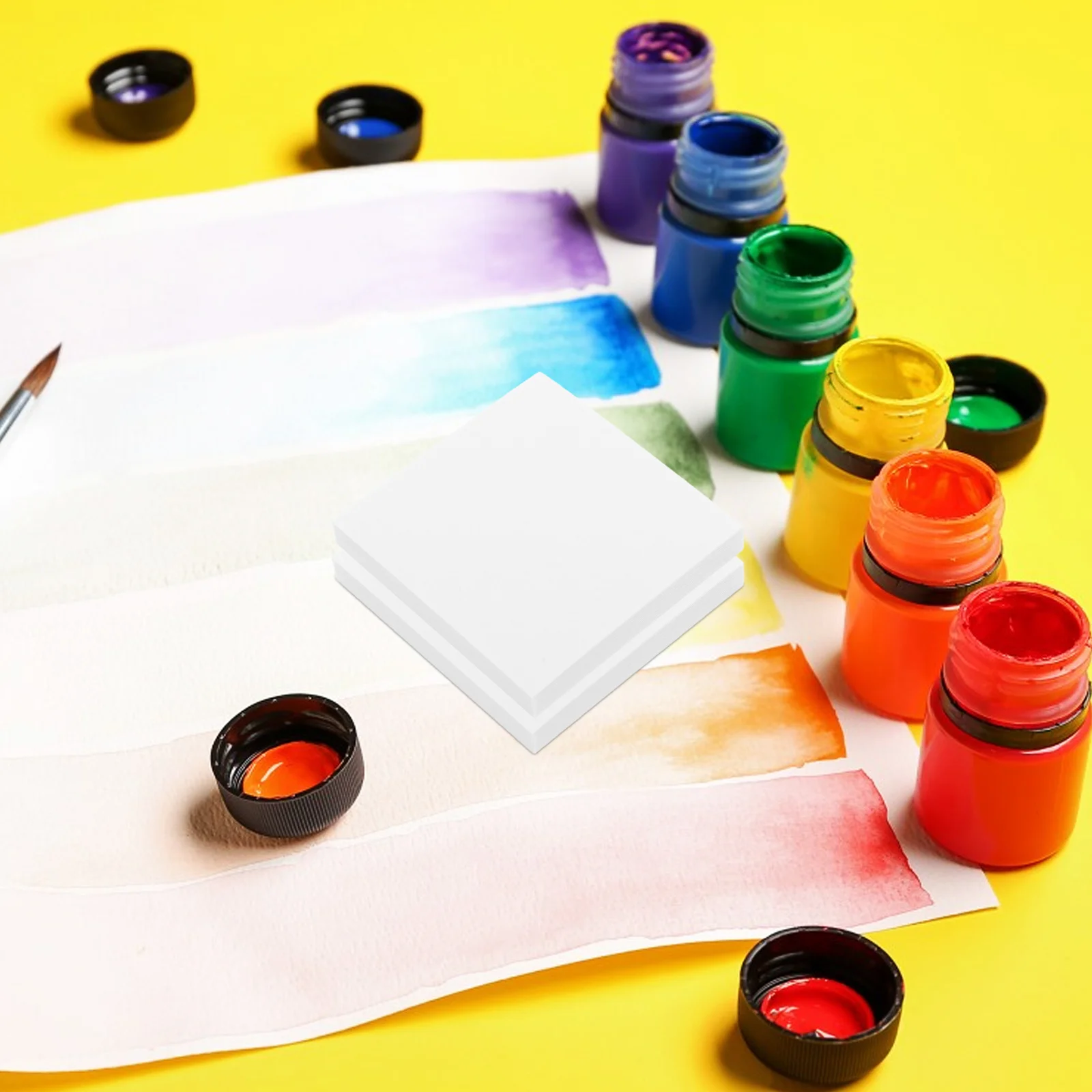 5Sets Double-Sided Palette Paper Waterproof Tear-Off Sheets for Mixing Colors Painting Art Projects Sketch Book Watercolor Paper