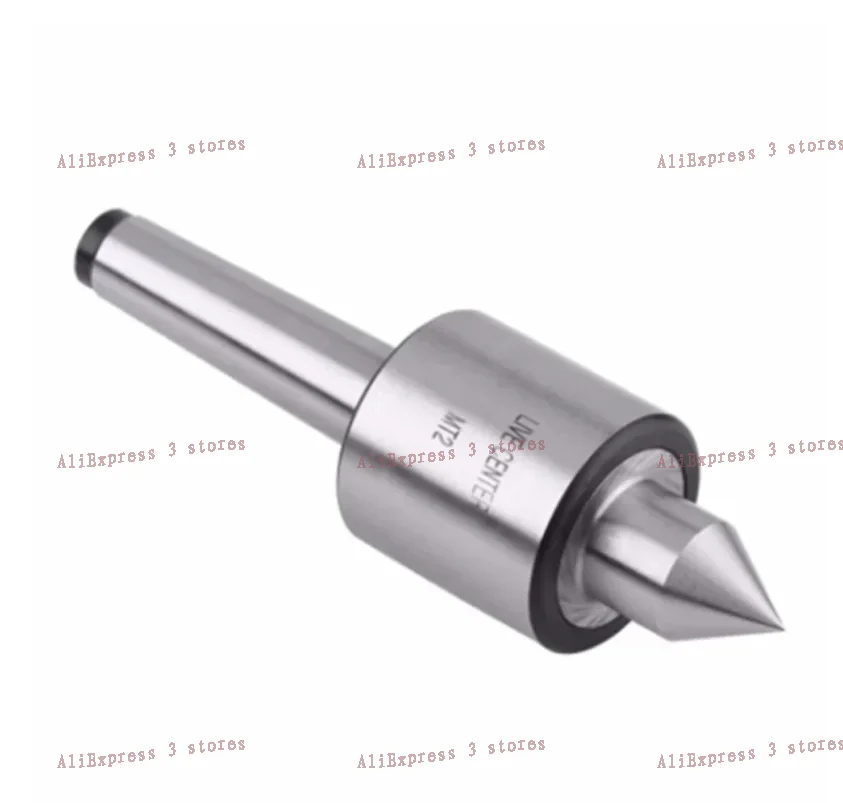 

Mohs MT1 MT2 MT3 High-precision Mo-Type Rotary Center Lathe Taper Handle Movable Thimble MT2 Alloy Double Tip Center 1PC