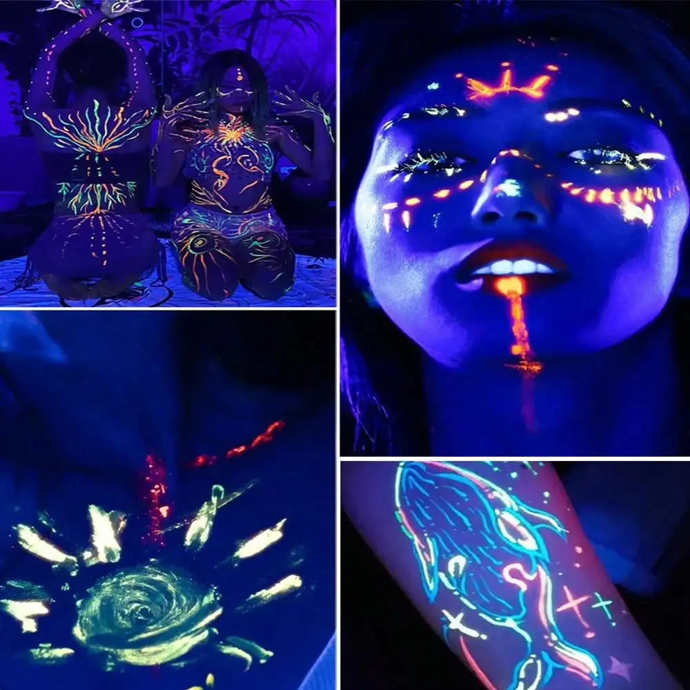 علبة واحدة مكونة من 54 لونًا من مجموعة أدوات رسم الوجه، ولوحة تحديد العيون المائية، والمكياج الرئيسي، وبودرة طلاء الوجه الاحترافية.