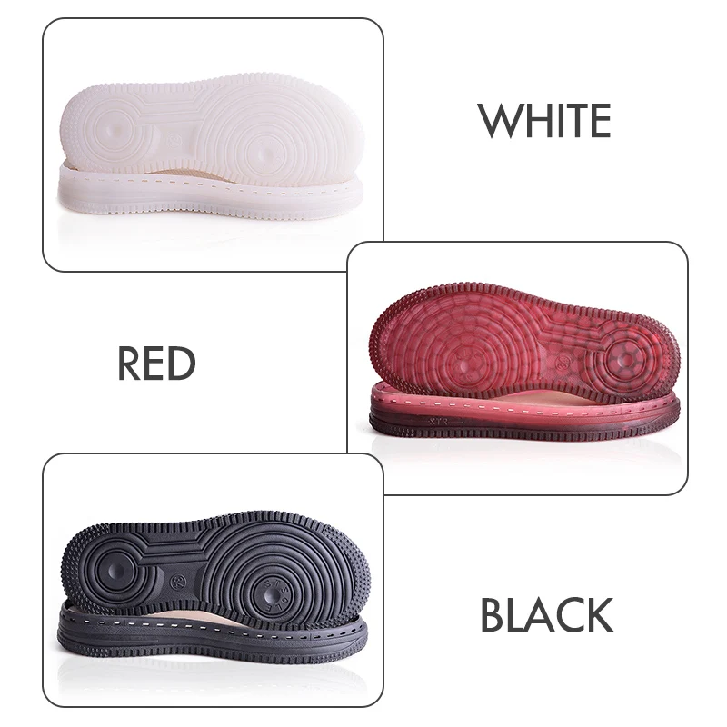 1 Pair Hand-woven Hook Line Soles Anti-kick Soft Rubber Soles Anti-slip Wearproof Shoe Patch Repair Replacement For Boot Shoes