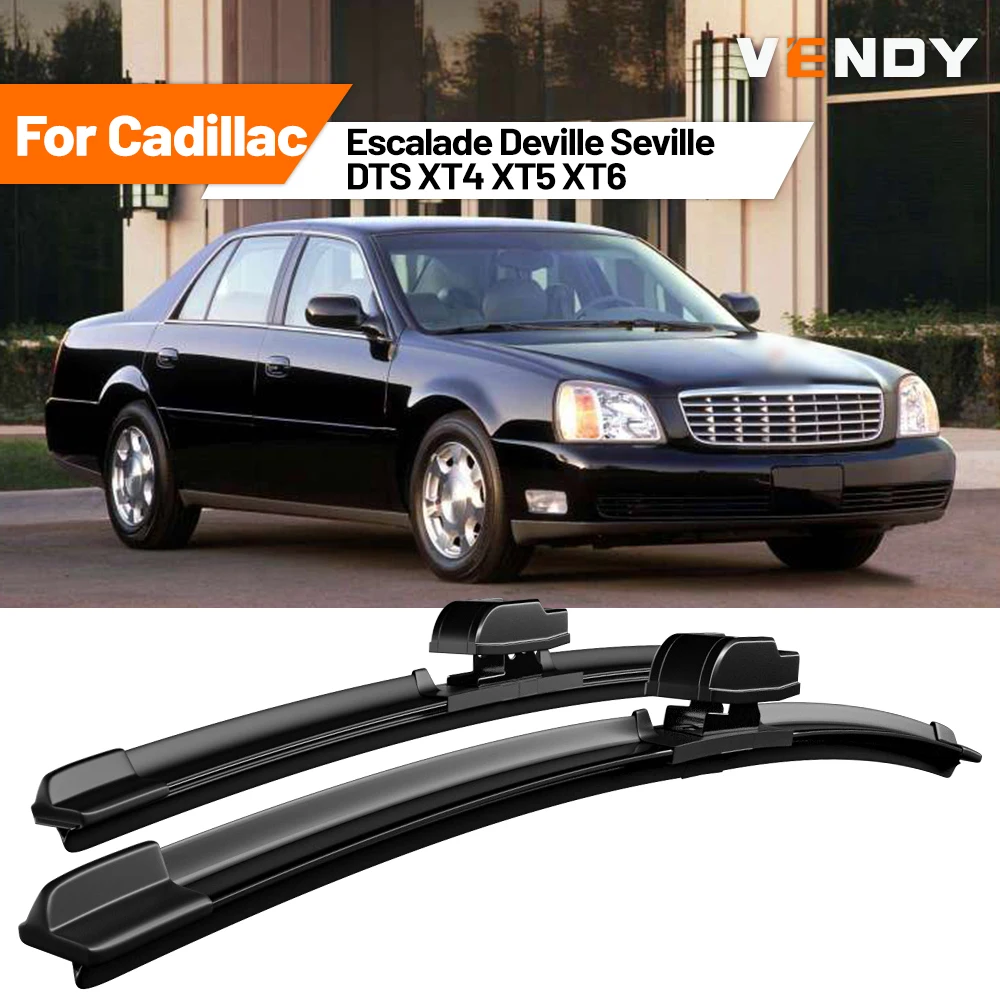 Escobillas de Goma para Limpiaparabrisas Delanteros para Cadillac Escalade Deville Seville DTS XT4 XT5 XT6, Accesorios para Automóviles