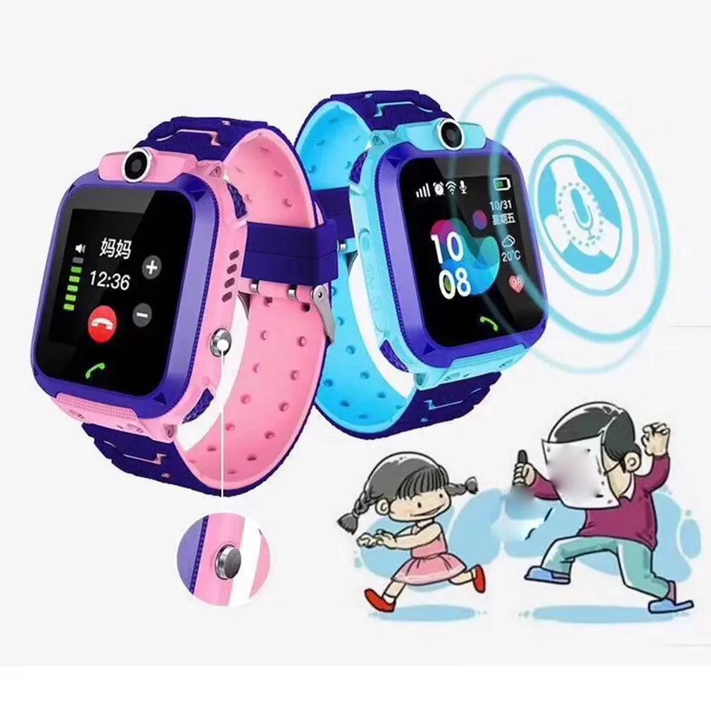 

Hot Q12 Smart Watch for Children Phone Watch With Sim Card Photo Waterproof Smartwatch Kids Gift For IOS Wholesale Dropshipping