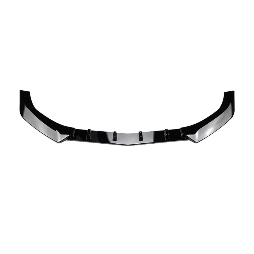 VACOMUL Carbon Car Front Bumper Spoiler Lip for Mercedes Benz W212 E250 E350 E400 E550 Sport 2013-2015 Gloss Black view 3