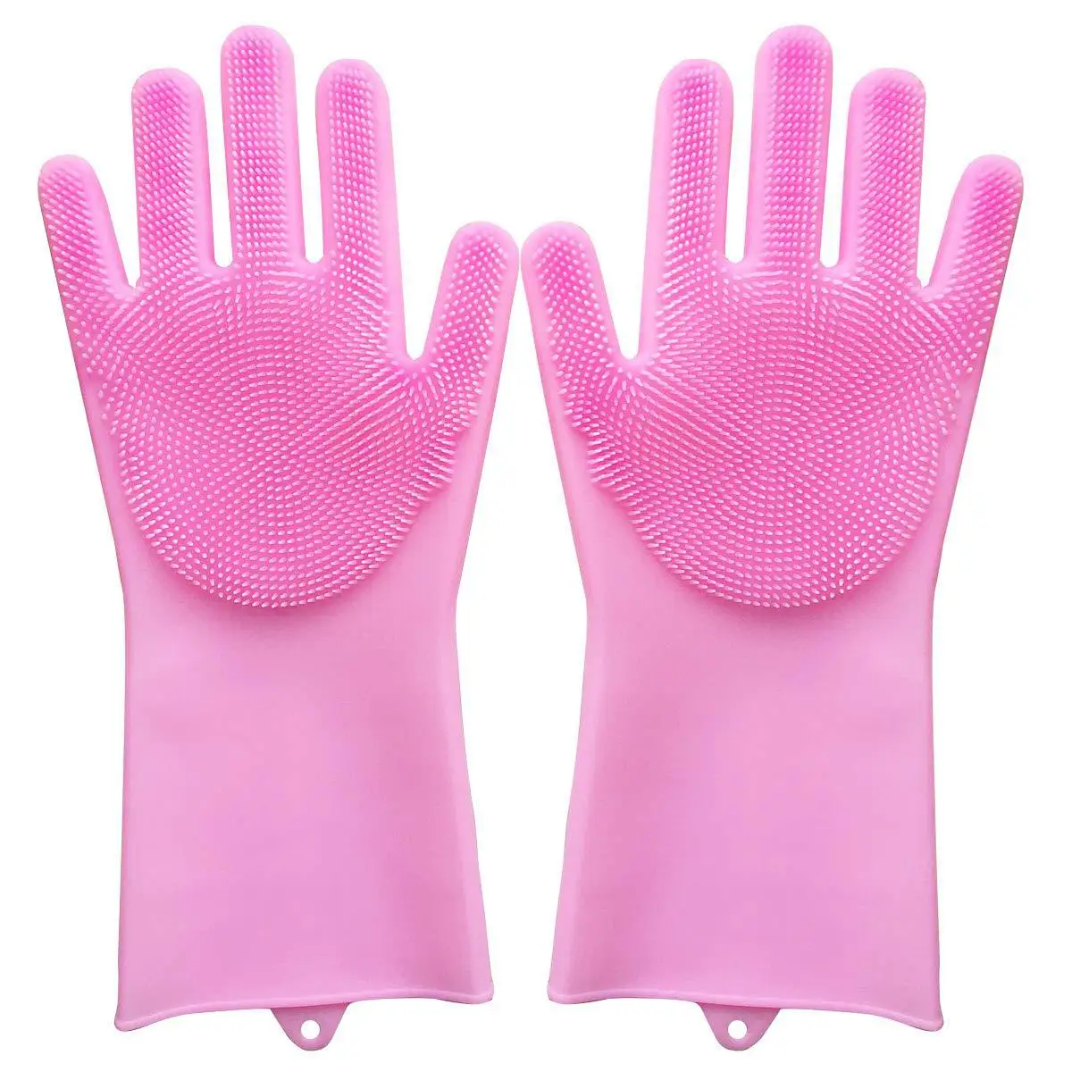 Soft Silicone Hair Removal Glove Hand Skin Protection Pet Grooming Gloves Dog Cat Bathing Cleaning Glove Shampoo Scrubber Clean