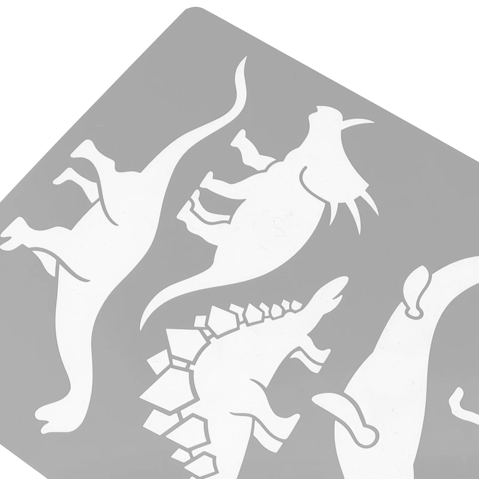 

Hollow Out Dinosaur Painting Template for DIY Drawing Stencils Reusable Art Craft Supplies for Home School Projects