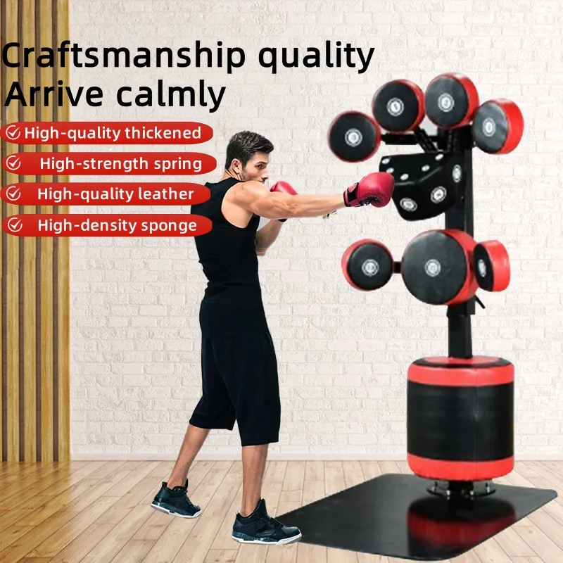 Boxing combination target standing sandbag kickboxing multi-target kicking target fitness training equipment