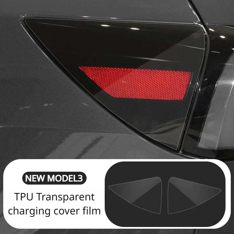 Car Body Protective Film for Tesla Model 3 Highland 2024 TPU Transparent Film Scratch Resistant Invisible Car Cover Accessories