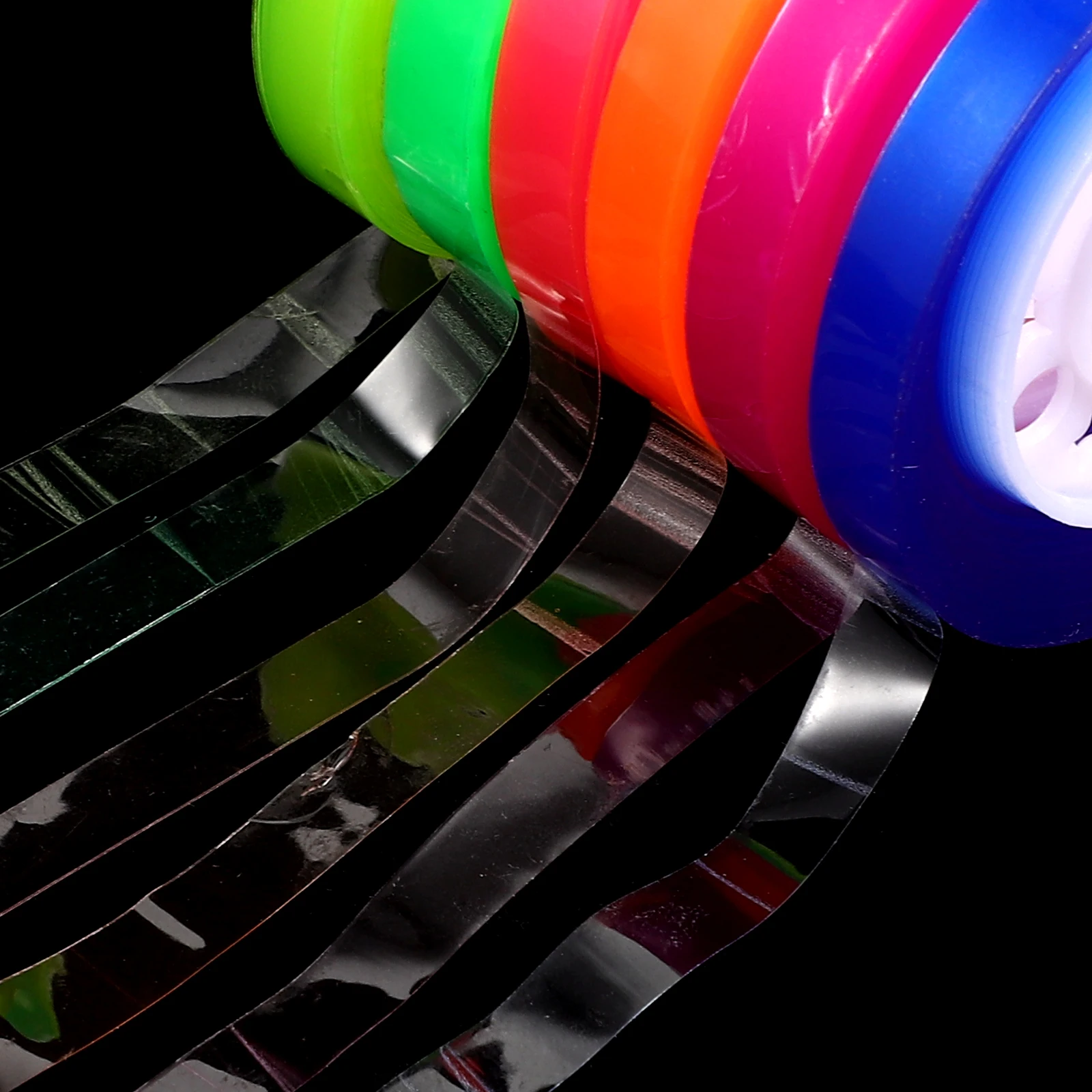 

12 Rolls Duct Tape Color Transparent Craft Delicate Scrapbook Decorative Colorful Colored Child