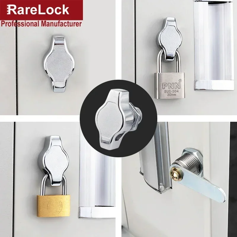 Handle Cam Lock Keyless for School Cabinet Door Drawer Cupboard Locker Yacht Hardware DIY Rarelock MMS485 i