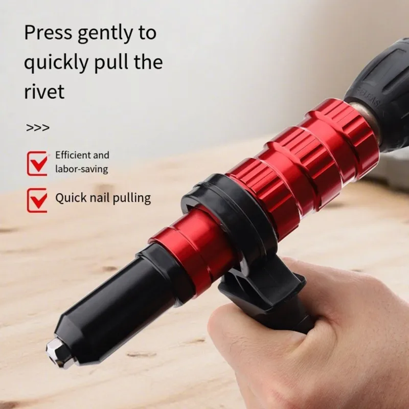 M11K-Electric Rivet Gun Conversion Head Kit Electric Rivet Gun Adapter For Industrial Use - Compact And Efficient