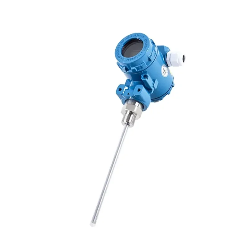 Capacitance Level Gauge Transmitter Industrial Liquid Level Sensor High Temperature Resistant Anti Corrosion Rod Type Digital