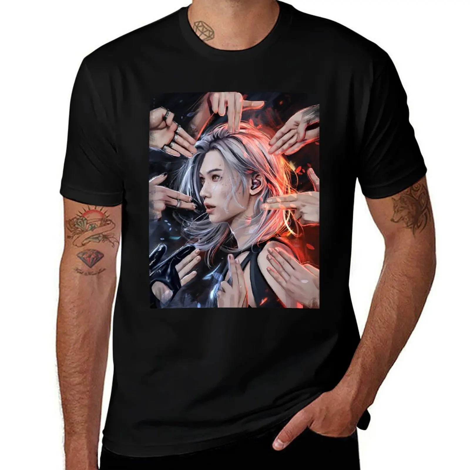 Felix chkchkboom T-Shirt Breathable Lightweight Summer Top T-Shirt
