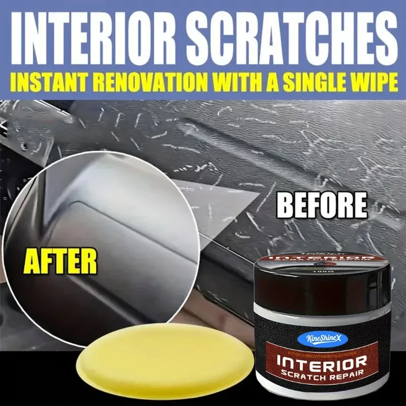 Plastic Parts Refurbishing Agent, Brightening Reducing Agent, Black Interior Aging, Polishing, Repairing Scratches, Wax
