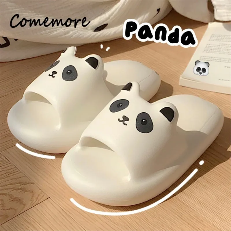 Comemore Ladies Home Women\'s Sandals Summer Cute Slippers Bear Cartoon Pig Shoes Indoor Bathroom Flip Flop Size 33 Casual 2022