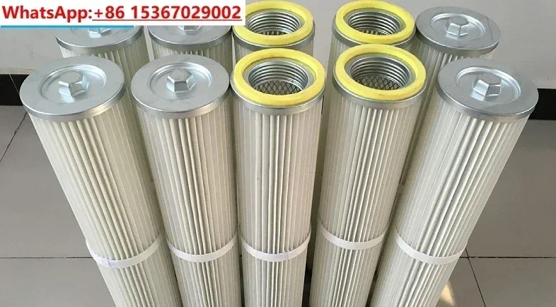 Mining machinery accessories dust removal filter cartridge D7D9 threaded dust removal filter cartridge for mountain drilling rig