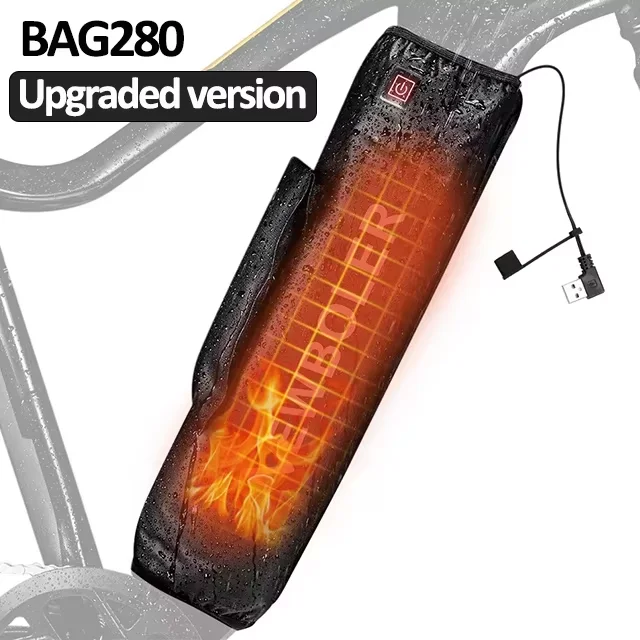 NEWBOLER E-Bike batterij beschermhoes Waterdichte elektrische fiets batterijtas USB Geschikt voor de meeste automodellen