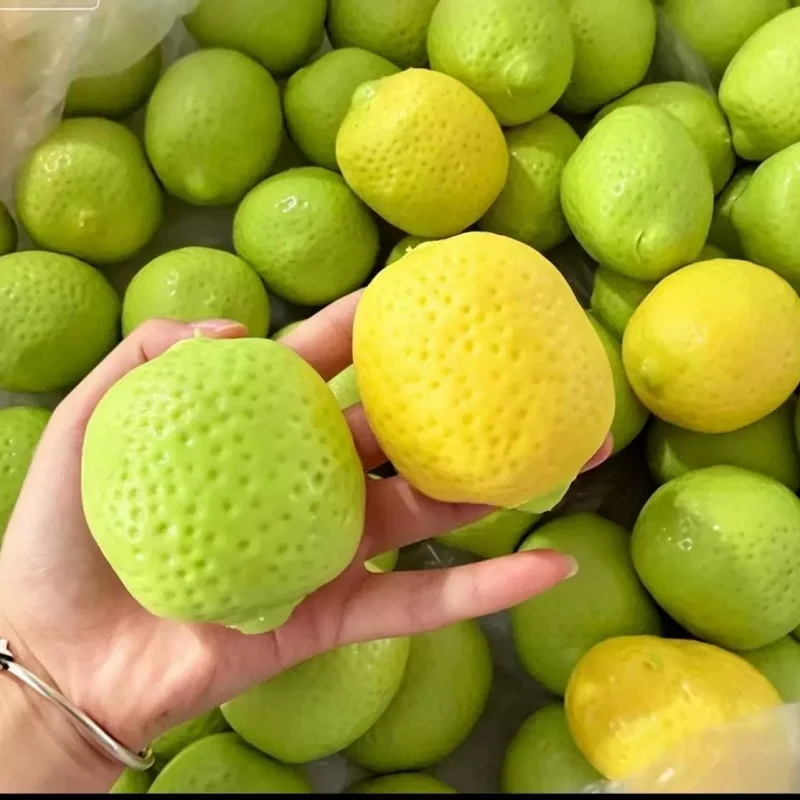 Simulation Fruit Building Block Color‑Change Lemon Mango Calm Fidget Toy Squeeze Crispy ASMR Sound Release the mood Leisure Gift